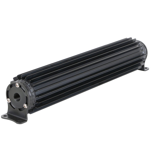 DERALE Single-Pass Heat Sink Co oler 18in Black Anodize 13272