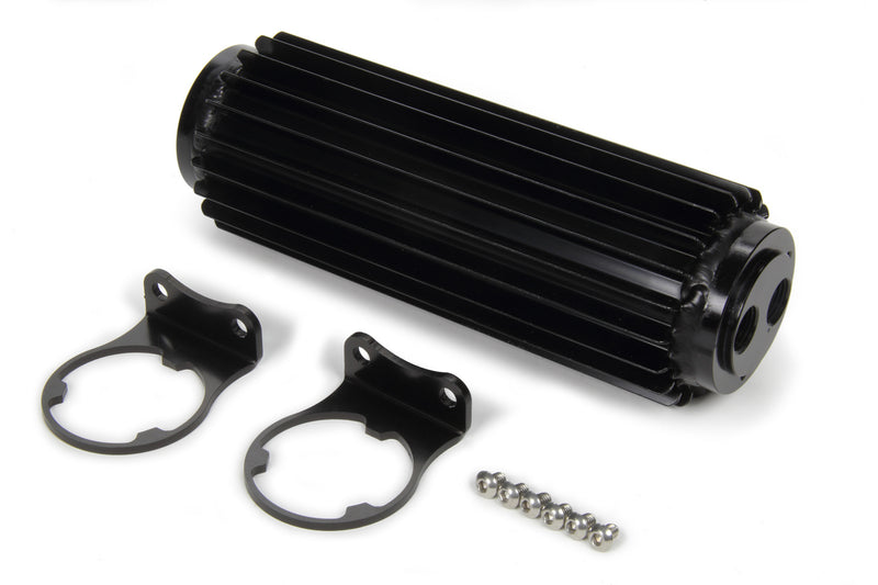 DERALE Single-Pass Heat Sink Co oler 10in Black Anodize 13279