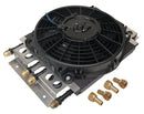 DERALE Dual Circuit Oil Cooler w/Fan 8an 4 & 4 Pass 15220