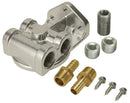 DERALE Single Mount Oil Filter Mount Side Ports 15709