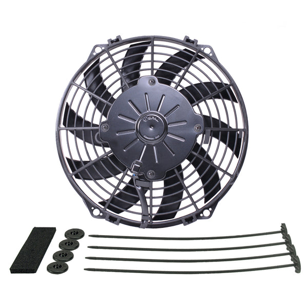 DERALE HO Extreme 9in Curved Bl ade Puller Elec Fan 16109