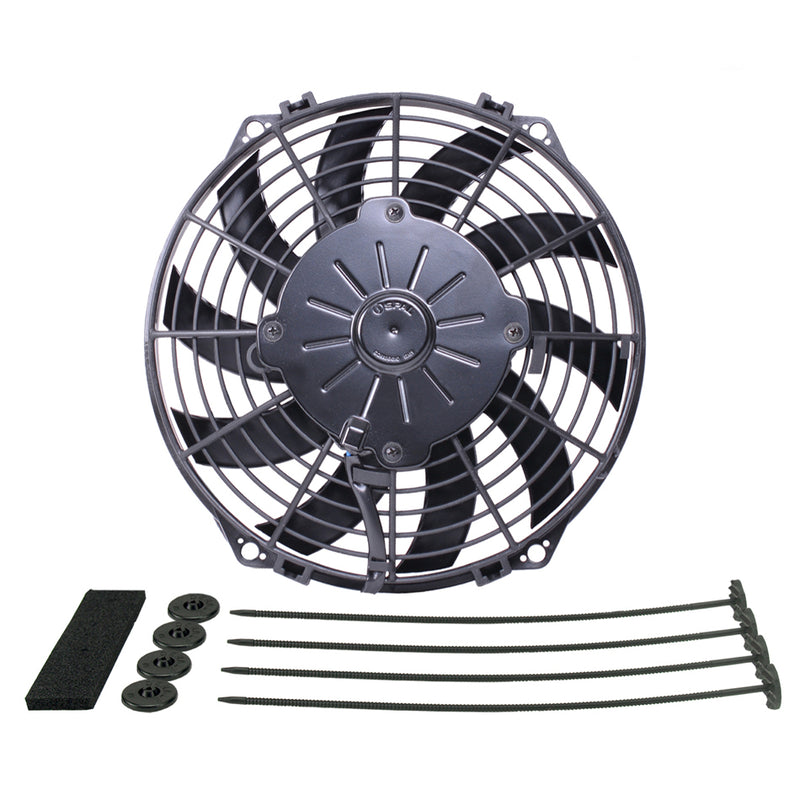 DERALE HO Extreme 9in Curved Bl ade Puller Elec Fan 16109