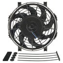DERALE 9in Tornado Electric Fan w/Standard Mounting Kit 16619