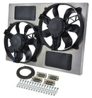 DERALE Dual RAD Fan w/Alum Shroud Assembly 16833