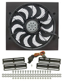 DERALE 17in High Output RAD Fan Single 2 Spd Puller 16919