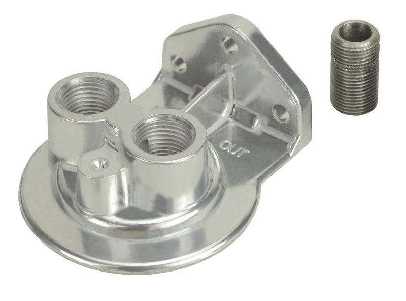 DERALE Ports-Up Filter Mount 1/2in NPT 25728