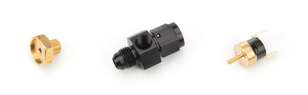 DERALE In-Line Fluid Thermostat 6an 180 Degree 35020