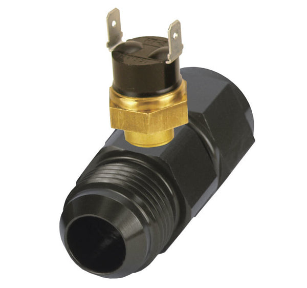 DERALE In Line Fluid Thermostat 10an 180 Degree 35022