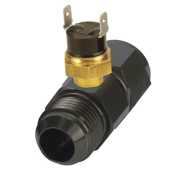 DERALE In Line Fluid Thermostat 10an 180 Degree 35022