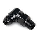 DERALE Fitting 90 Degree 3/8in to -6AN Male 59606