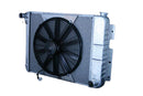 DEWITTS RADIATOR Radiator w/Fans Camaro 67-69 SBC Man Trans Raw 32-4139004M