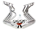 DOUGS HEADERS BBC Side Mount Headers - Silver - 63-82 Vette D381