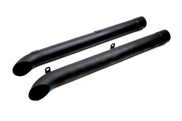 DOUGS HEADERS Side Pipes - Black (Pair) D930-B