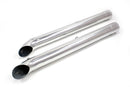DOUGS HEADERS Side Pipes - Silver (Pair) D930