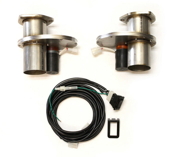 DOUGS HEADERS Electric Exhaust Cut-Outs - 2.50 (Pair) DEC250A