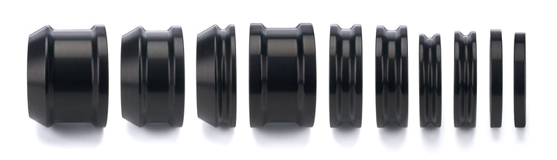 DIVERSIFIED MACHINE Alum Spacer Kit Black SRC-2590B