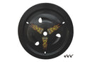 DOMINATOR RACE PRODUCTS Wheel Cover Bolt-On Black Real Style DOM-1007-B-BK