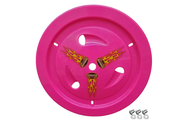 DOMINATOR RACE PRODUCTS Wheel Cover Dzus-On Pink Real Style 1007-D-PK