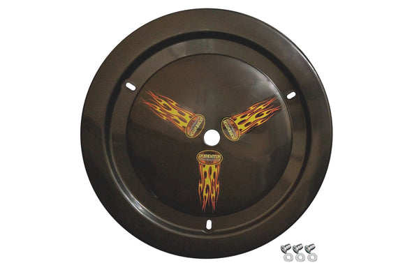 DOMINATOR RACE PRODUCTS Wheel Cover Dzus-On Black 1012-D-BK
