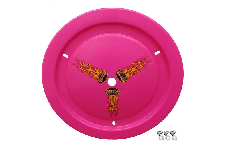 DOMINATOR RACE PRODUCTS Wheel Cover Dzus-On Pink 1012-D-PK
