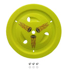 DOMINATOR RACE PRODUCTS Wheel Cover Dzus-On Fluo Yellow 1013-D-FLOYE