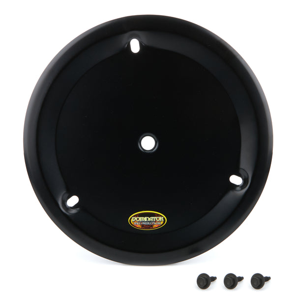 DOMINATOR RACE PRODUCTS Wheel Cover Micro Sprint 13in Bolt-On Hex Bolt 1016-B-BLK