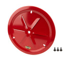 DOMINATOR RACE PRODUCTS Wheel Cover Louver Vent Alum Bolt 15in Red 1031-B-RD