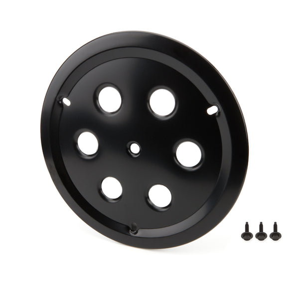 DOMINATOR RACE PRODUCTS Wheel Cover Hole Vent Alum Bolt 15in Black 1032-B-BK