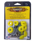 DOMINATOR RACE PRODUCTS Body Bolt Kit Flou Yellow Allen Head 1200-A-FLO-YE