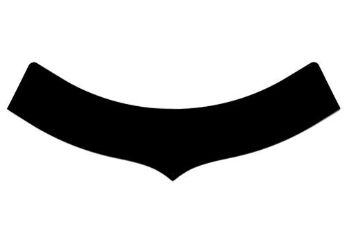 DOMINATOR RACE PRODUCTS Extension Predator Hood Gloss Black 5.5in Tall 500-EX-GBK