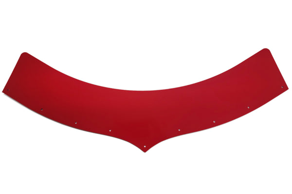 DOMINATOR RACE PRODUCTS Extension Predator Hood Red 5.5in Tall 500-EX-RD