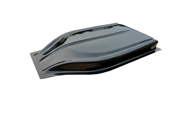 DOMINATOR RACE PRODUCTS Hood Scoop Stalker 2.5in Street Stock Black 517-BK