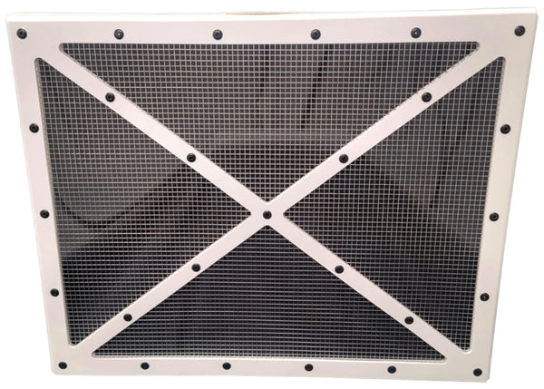 DOMINATOR RACE PRODUCTS Shaker Screen Radiator DLM White DOM-550-WH