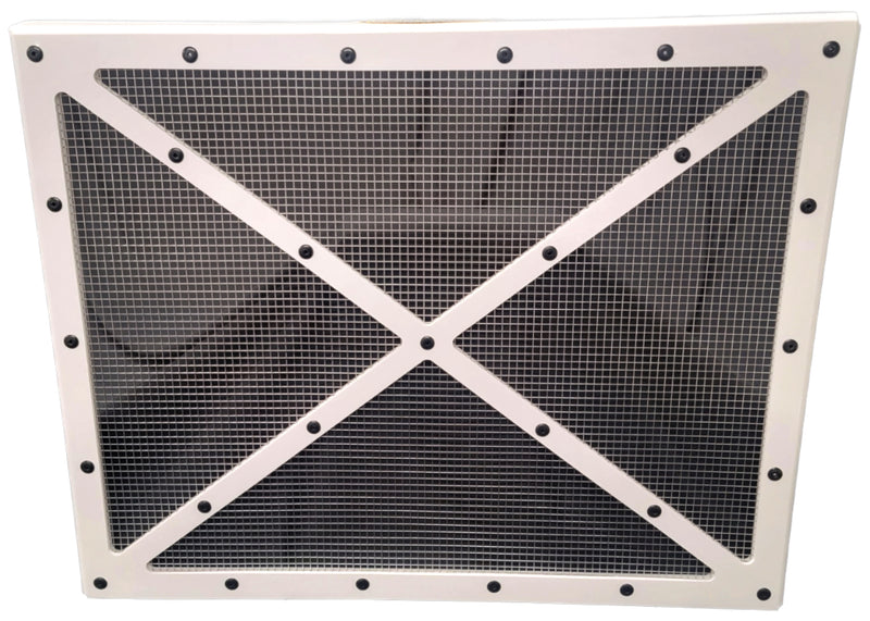 DOMINATOR RACE PRODUCTS Shaker Screen Radiator DLM White DOM-550-WH