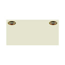 DOMINATOR RACE PRODUCTS Quarter Panel Mod White 30in x 70in 776-WH