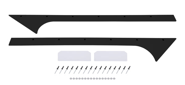 DOMINATOR RACE PRODUCTS Pillar A Pair Late Model Black 835-BK