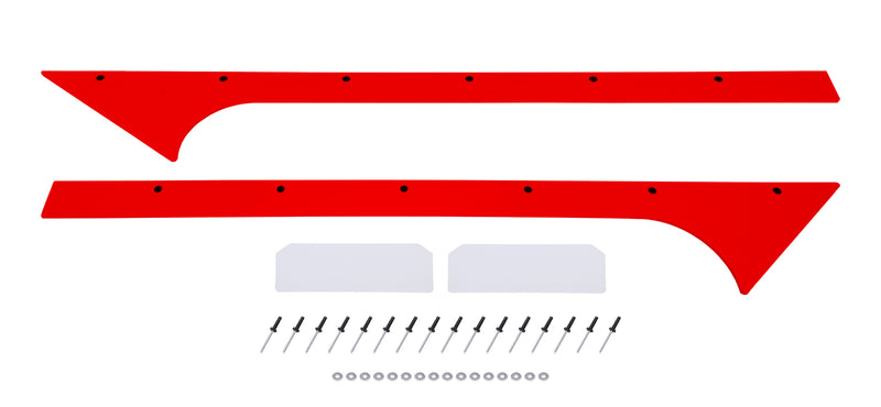 DOMINATOR RACE PRODUCTS Pillar A Pair Late Model Red 835-RD