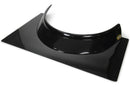 DOMINATOR RACE PRODUCTS Rock Guard Formed 3in Tall Gloss Black 900-GBK