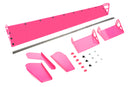 DOMINATOR RACE PRODUCTS Plastic Spoiler 8x72in LM Pink 920-PK