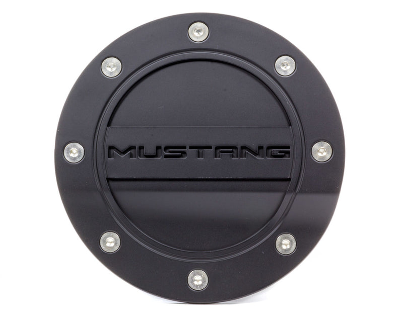DRAKE AUTOMOTIVE GROUP Fuel Door Mustang Black 15- Mustang FR3Z-6640526-MA