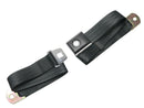 DRAKE AUTOMOTIVE GROUP 67-73 Mustang Seat Belts 2 Point Push Button SB-BK-PBSB