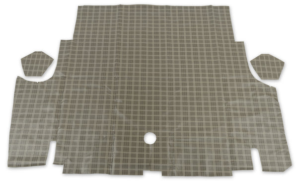 DRAKE AUTOMOTIVE GROUP 65-66 Mustang Trunk Mat Plaid TM-FM-CPCV-65P