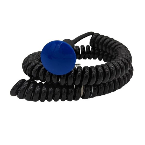 DRAG RACE SOLUTIONS Transbrake Mushroom Button w/Cord - Blue 3109-1BLU