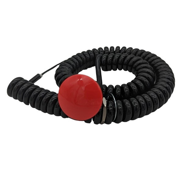 DRAG RACE SOLUTIONS Transbrake Mushroom Button w/Cord - Red 3109-1RED