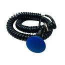 DRAG RACE SOLUTIONS Shredder Transbrake Button w/Cord - Blue 3109-MBLU