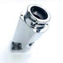 DRAG RACE SOLUTIONS Billet Water Filler Neck - Angled Polished 3300-001P