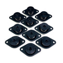 DRAG RACE SOLUTIONS Qtr Turn Self Eject Alm Fastener Large Hex Head 4010-500E-B