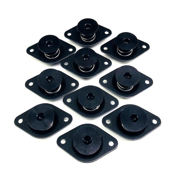 DRAG RACE SOLUTIONS Qtr Turn Self Eject Alm Fastener Large Hex Head 4010-500E-B