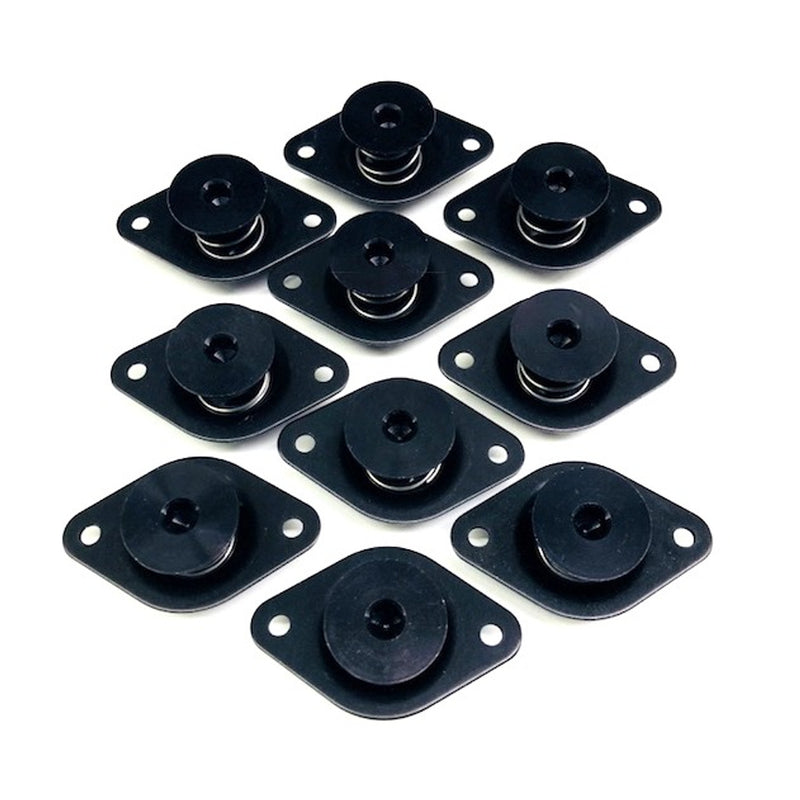 DRAG RACE SOLUTIONS Qtr Turn Self Eject Alm Fastener Large Hex Head 4010-500E-B