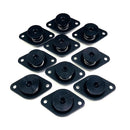 DRAG RACE SOLUTIONS Qtr Turn Self Eject Alm Fastener Large Hex Head 4010-600E-B